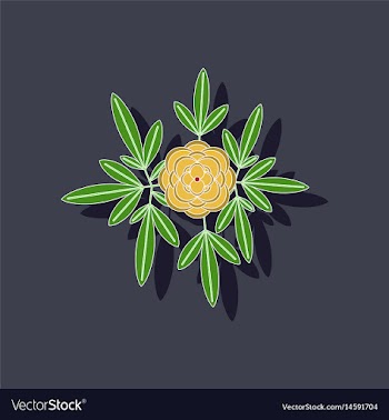 Paper sticker on background of flower paeonia vector image