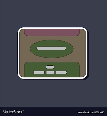 Paper sticker on background of removable hard vector image