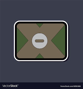 Paper sticker on background of removable hard vector image