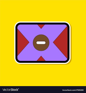 Paper sticker on background of removable hard vector image