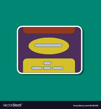 Paper sticker on background of removable hard vector image