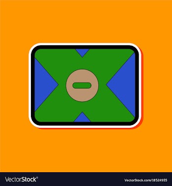 Paper sticker on background of removable hard vector image