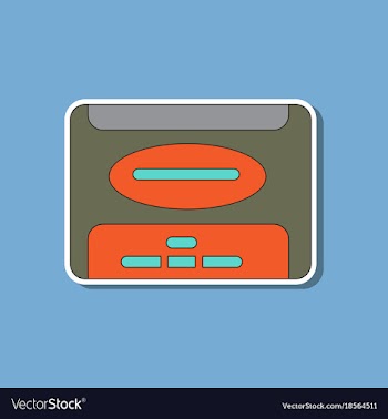 Paper sticker on background of removable hard vector image