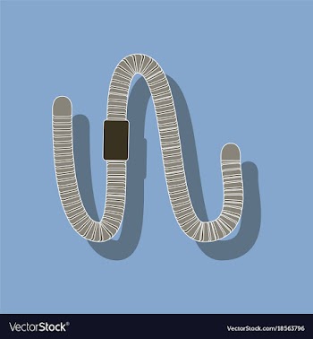 Paper sticker on background of worm vector image