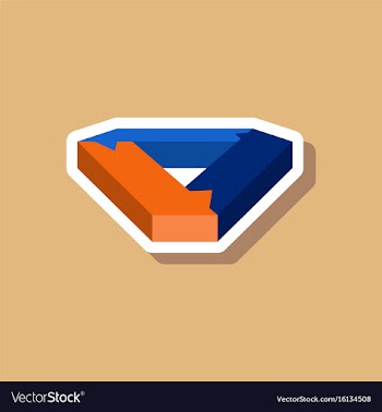 Paper sticker on stylish background arrows vector image