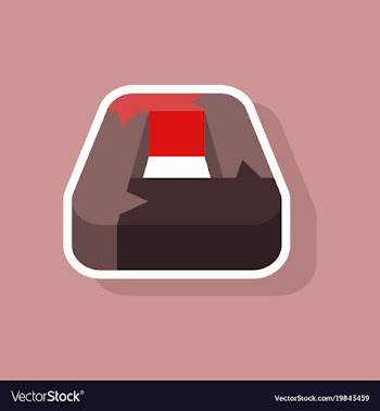 Paper sticker on stylish background arrows vector image