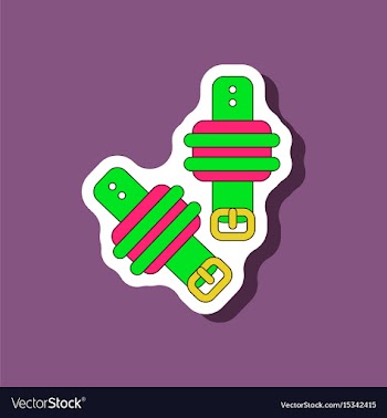 Paper sticker on stylish background athletic vector image