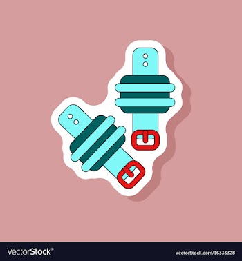 Paper sticker on stylish background athletic vector image