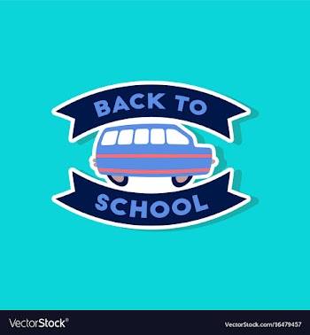 Paper sticker on stylish background back to vector image