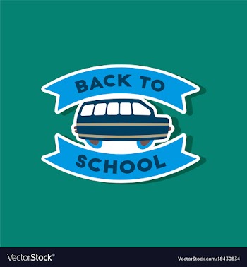 Paper sticker on stylish background back to vector image