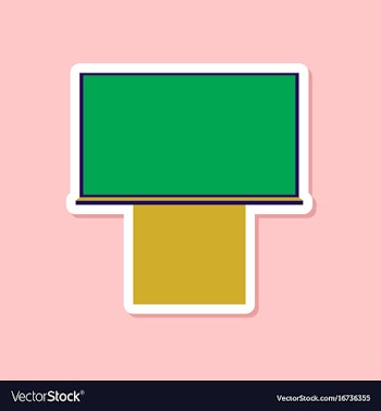 Paper sticker on stylish background blackboard vector image
