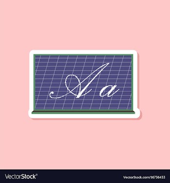 Paper sticker on stylish background blackboard vector image