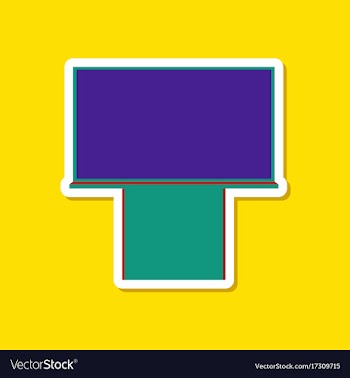 Paper sticker on stylish background blackboard vector image