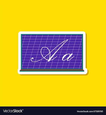Paper sticker on stylish background blackboard vector image