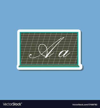 Paper sticker on stylish background blackboard vector image