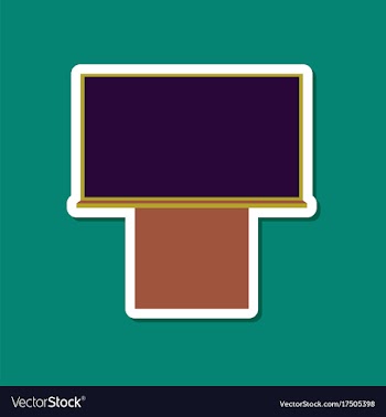 Paper sticker on stylish background blackboard vector image