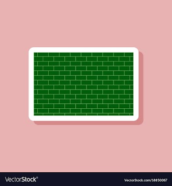 Paper sticker on stylish background brick wall vector image