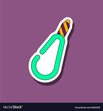 Paper sticker on stylish background carbine vector image