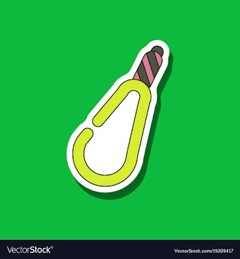 Paper sticker on stylish background carbine vector image