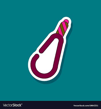 Paper sticker on stylish background carbine vector image