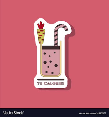 Paper sticker on stylish background carrot vector image