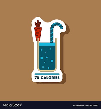 Paper sticker on stylish background carrot vector image