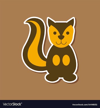 Paper sticker on stylish background cartoon vector image