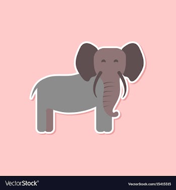 Paper sticker on stylish background cartoon vector image