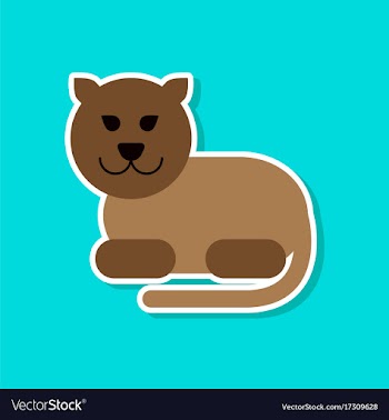Paper sticker on stylish background cartoon vector image