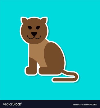 Paper sticker on stylish background cartoon vector image