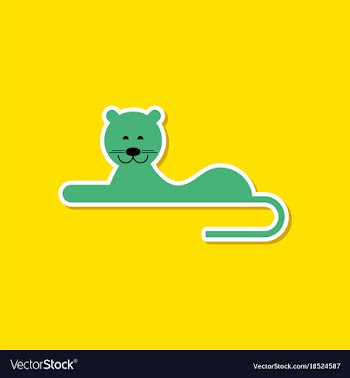 Paper sticker on stylish background cartoon vector image
