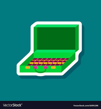 Paper sticker on stylish background case of money vector image