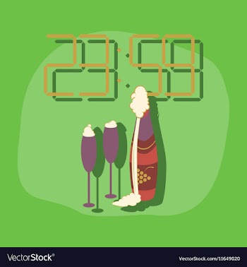 Paper sticker on stylish background champagne vector image