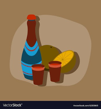 Paper sticker on stylish background champagne vector image