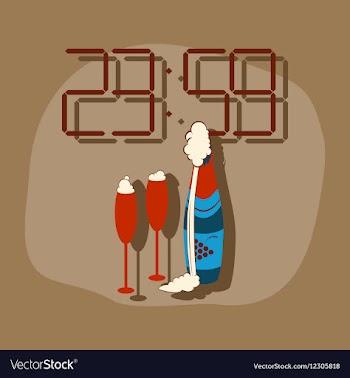 Paper sticker on stylish background champagne vector image