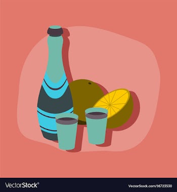 Paper sticker on stylish background champagne vector image