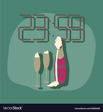 Paper sticker on stylish background champagne vector image
