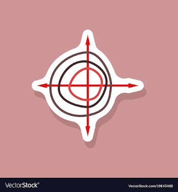 Paper sticker on stylish background chart thin vector image