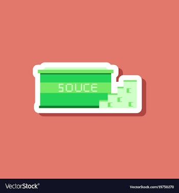 Paper sticker on stylish background cheese sauce vector image