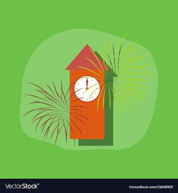 Paper sticker on stylish background Christmas vector image
