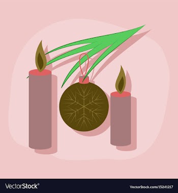 Paper sticker on stylish background christmas vector image