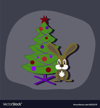 Paper sticker on stylish background christmas vector image