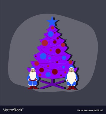 Paper sticker on stylish background christmas vector image