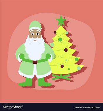 Paper sticker on stylish background christmas vector image