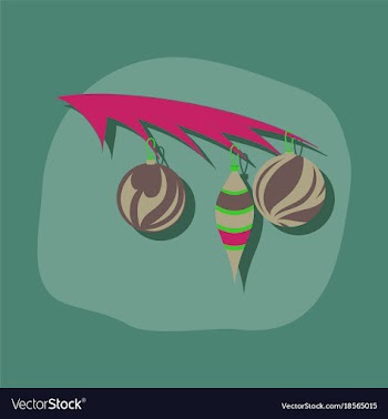 Paper sticker on stylish background christmas vector image