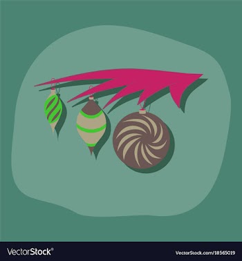 Paper sticker on stylish background christmas vector image