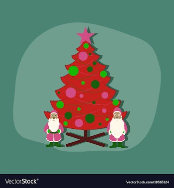 Paper sticker on stylish background christmas vector image