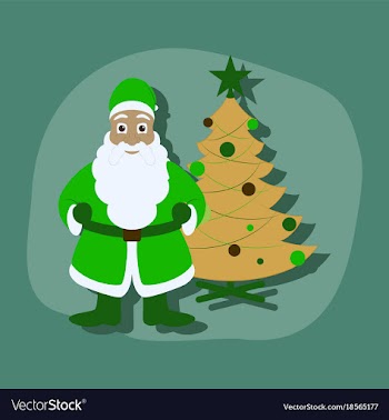 Paper sticker on stylish background christmas vector image