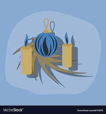Paper sticker on stylish background christmas vector image