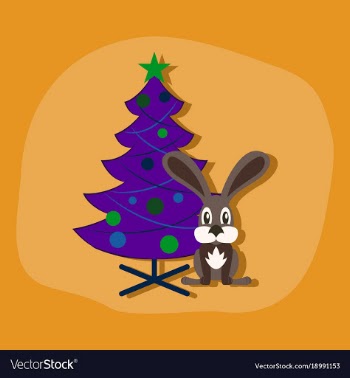 Paper sticker on stylish background christmas vector image